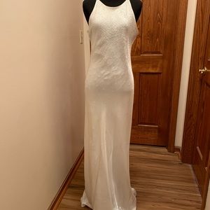 White beaded Chelsea Nites Dress
